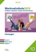 Abschluss 2023 - Werkrealschulprüfung Baden-Württemberg - Lösungsband