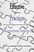Effective Practices in Correctional Settings-II