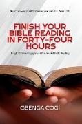 Finish Your Bible Reading in Forty-Four Hours