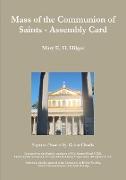 Mass of the Communion of Saints - Assembly Card