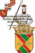 Escudos de armas de familias canarias en Juan Núñez de la Peña