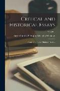 Critical and Historical Essays: Contributed to the Edinburgh Review, Volume 1