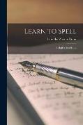 Learn to Spell, a High-school Book