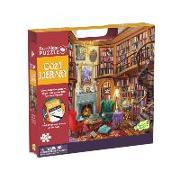 Pass Along Puzzle - Cozy Library