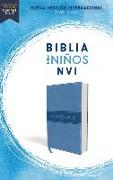 Biblia para Niños NVI, Texto revisado 2022, Leathersoft, Azul Celeste, Comfort Print