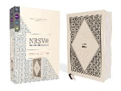 NRSVue, Holy Bible with Apocrypha, Journal Edition, Cloth over Board, Cream, Comfort Print