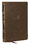 KJV Holy Bible: Compact Bible with 43,000 Center-Column Cross References, Brown Leathersoft w/ Thumb Indexing (Red Letter, Comfort Print, King James Version)