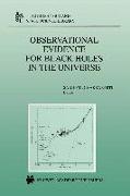 Observational Evidence for Black Holes in the Universe