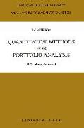 Quantitative Methods for Portfolio Analysis: MTV Model Approach