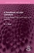 A Handbook of Latin Literature