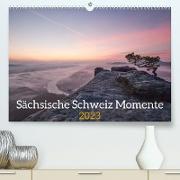 Sächsische Schweiz Momente 2023 (Premium, hochwertiger DIN A2 Wandkalender 2023, Kunstdruck in Hochglanz)