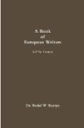 A Book of European Writers