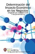 Cuantificación y Determinación del Impacto Económico en los Negocios, Originado por el Sistema de Transporte Publico