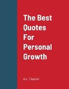 The Best Quotes For Personal Growth