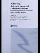 Autonomy, Self Governance and Conflict Resolution