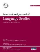 International Journal of Language Studies (IJLS) - volume 13(4)