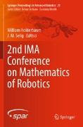 2nd IMA Conference on Mathematics of Robotics