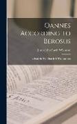 Oannes According To Berosus: A Study In The Church Of The Ancients