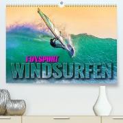 Funsport Windsurfen (Premium, hochwertiger DIN A2 Wandkalender 2023, Kunstdruck in Hochglanz)