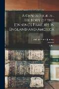 A Genealogical History of the Jennings Families in England and America: 2, pt. 1