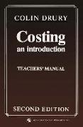 Costing: An introduction Teachers' Manual