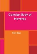 Concise Study of Proverbs