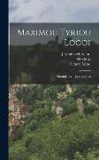 Maximou Tyriou Logoi: Maximi Tyrii Dissertationes