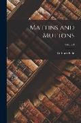 Mattins and Muttons, Volume I