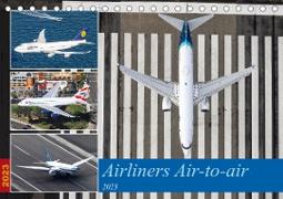 Airliners Air-to-air (Tischkalender 2023 DIN A5 quer)