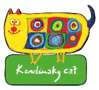 Magnet. Kandinsky-Cat