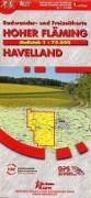 Radwander- und Freizeitkarte Hoher Fläming - Havelland 1 : 75 000