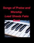 Songs of Praise and Worship Lead Sheets Fake Book: Lead Sheets Fake Book Piano Chords Religious Church Worship Praise