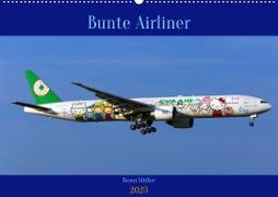 Bunte Airliner (Wandkalender 2023 DIN A2 quer)