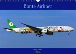 Bunte Airliner (Wandkalender 2023 DIN A3 quer)