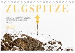 Zugspitze (2962m), Reintalroute (Tischkalender 2023 DIN A5 quer)