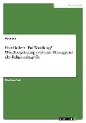 Ernst Tollers "Die Wandlung". Wandlungskonzept vor dem Hintergrund des Religionsbegriffs
