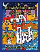 The Amazing San Antonio Landmarks Coloring Book