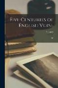 Five Centuries of English Verse, Volume 2