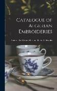 Catalogue of Algerian Embroideries