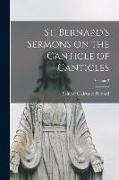 St. Bernard's Sermons on the Canticle of Canticles, Volume 2