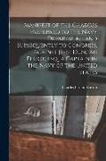 Manifest of the Charges Preferred to the Navy Department and Subsequently to Congress, Against Jesse Duncan Elliot, esq., a Captain in the Navy of the