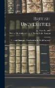 British Universities: Notes and Summaries Contributed to the Welsh University