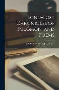 Long-lost Chronicles of Solomon, and Poems