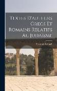 Textes D'auteurs Grecs Et Romains Relatifs Au Judaïsme