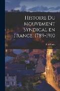 Histoire du Mouvement Syndical en France, 1789-1910