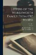 Letters of the Wordsworth Family From 1787 to 1855, Volume 1