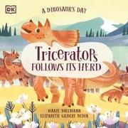 A Dinosaur's Day: Triceratops Follows Its Herd