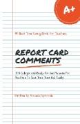 Report Card Comments