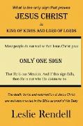 Only One Sign