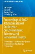 Proceedings of 2022 4th International Conference on Environment Sciences and Renewable Energy